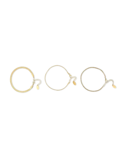 Bijou Brigitte Ensemble de bracelets - Basic Steel Discount