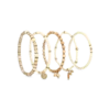Bijou Brigitte Ensemble de bracelets - Beige Summer Sale