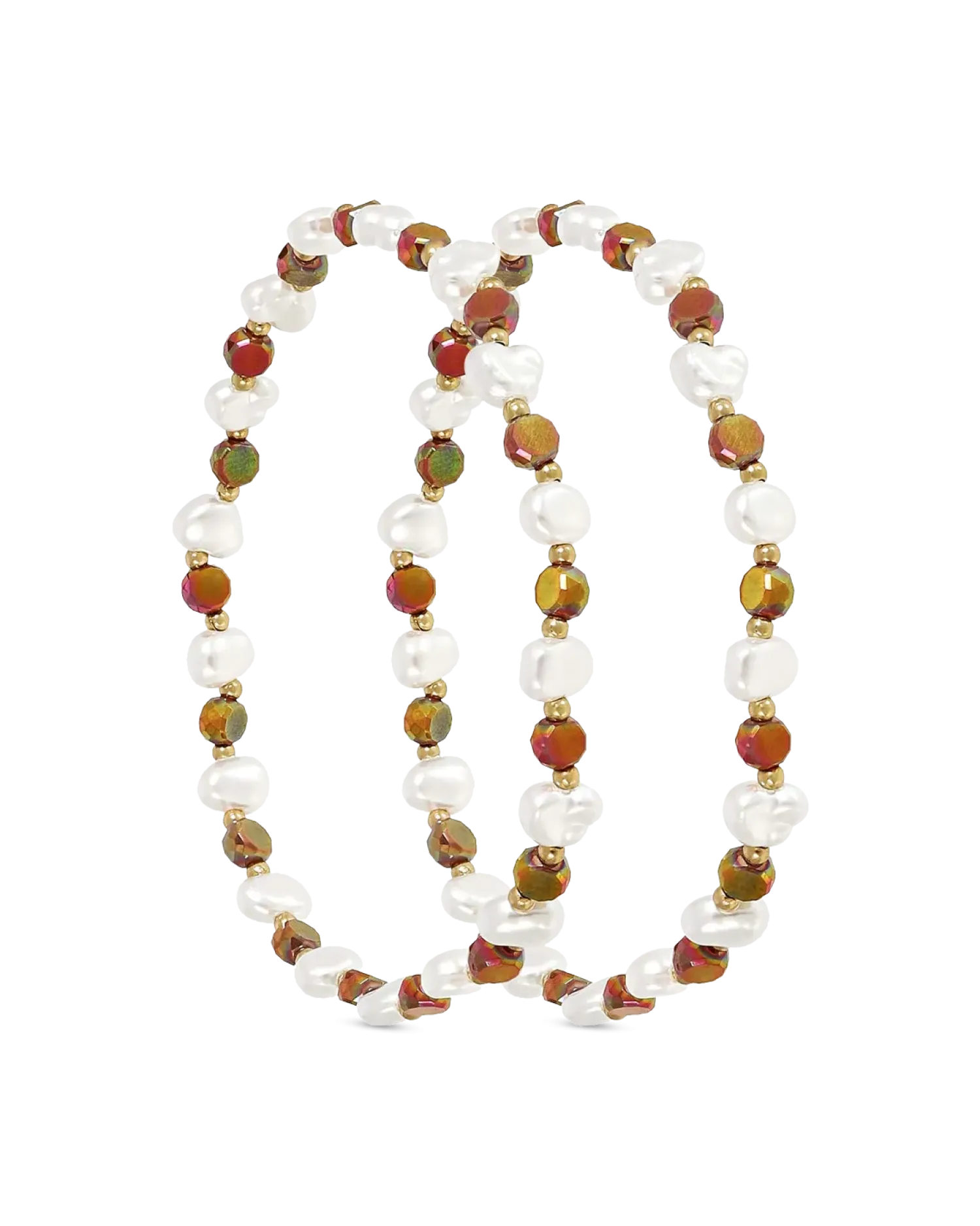 Bijou Brigitte Ensemble de bracelets - Chrome Shine Discount