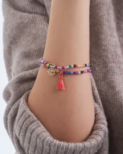 Bijou Brigitte Ensemble de bracelets - Colorful Lotus Clearance
