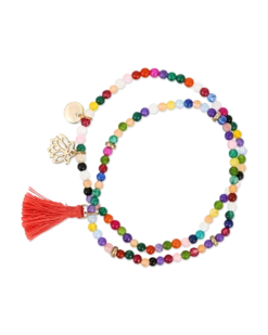 Bijou Brigitte Ensemble de bracelets - Colorful Lotus Clearance