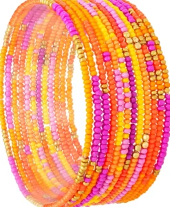 Bijou Brigitte Ensemble de bracelets - Colorful Glass Discount