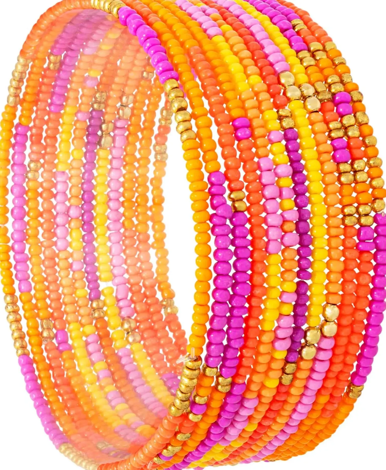 Bijou Brigitte Ensemble de bracelets - Colorful Glass Discount
