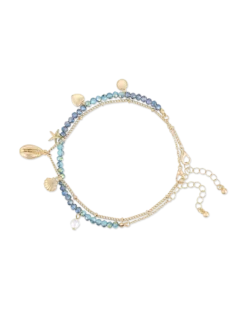Bijou Brigitte Ensemble de bracelets de cheville - Shell Pendants New