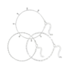 Bijou Brigitte Ensemble de bracelets de cheville - Classy Trio