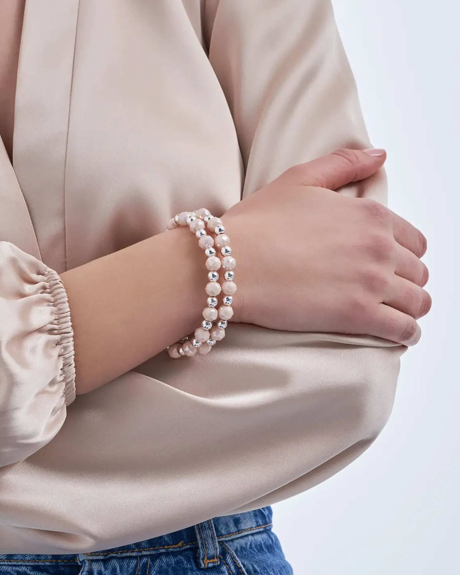 Bijou Brigitte Ensemble de bracelets - Delight Rose Hot