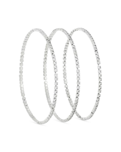 Bijou Brigitte Ensemble de bracelets - Glossy Silver