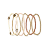 Bijou Brigitte Ensemble de bracelets - Golden Harmony Sale