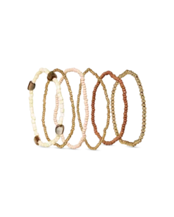 Bijou Brigitte Ensemble de bracelets - Golden Harmony Sale