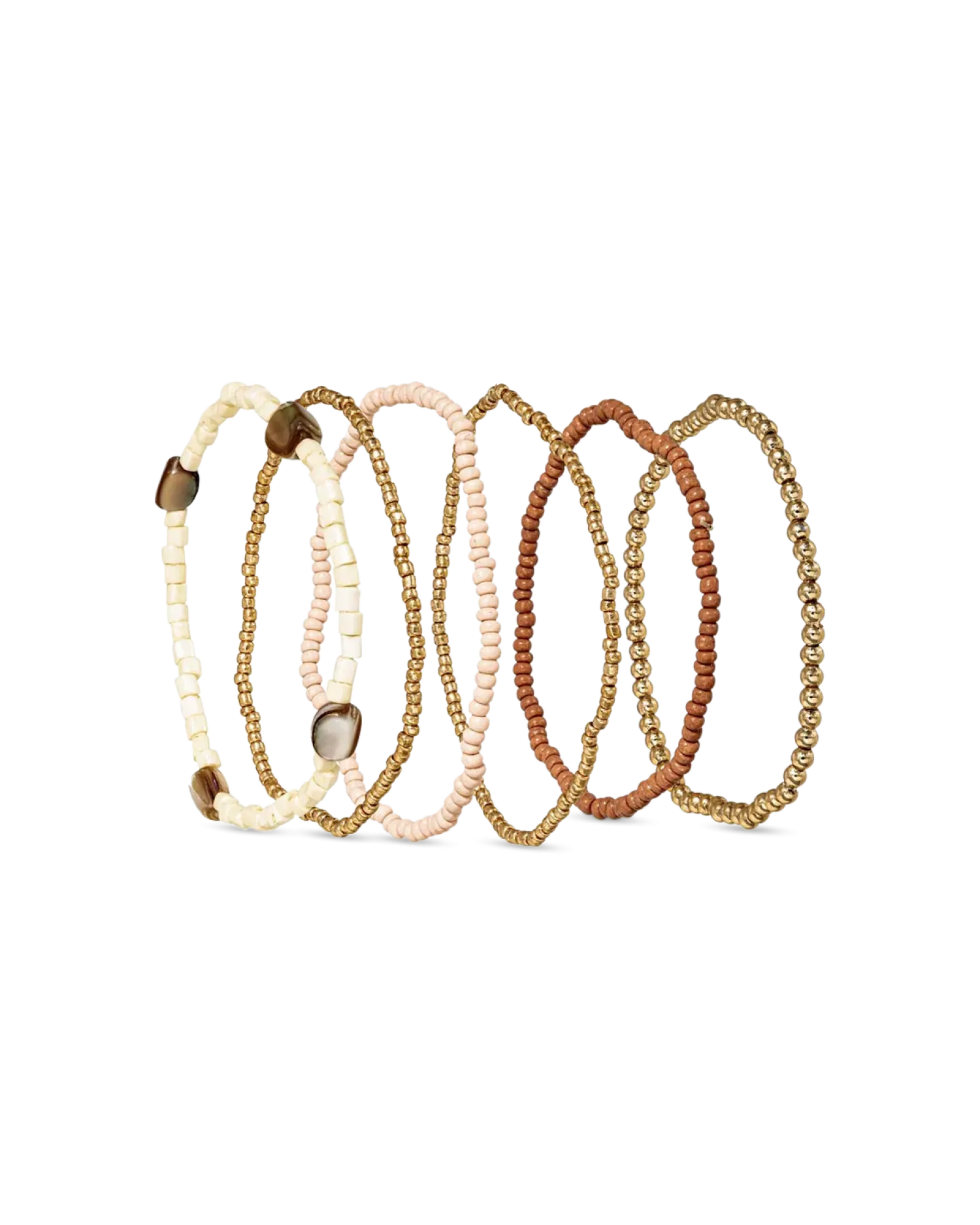 Bijou Brigitte Ensemble de bracelets - Golden Harmony Sale