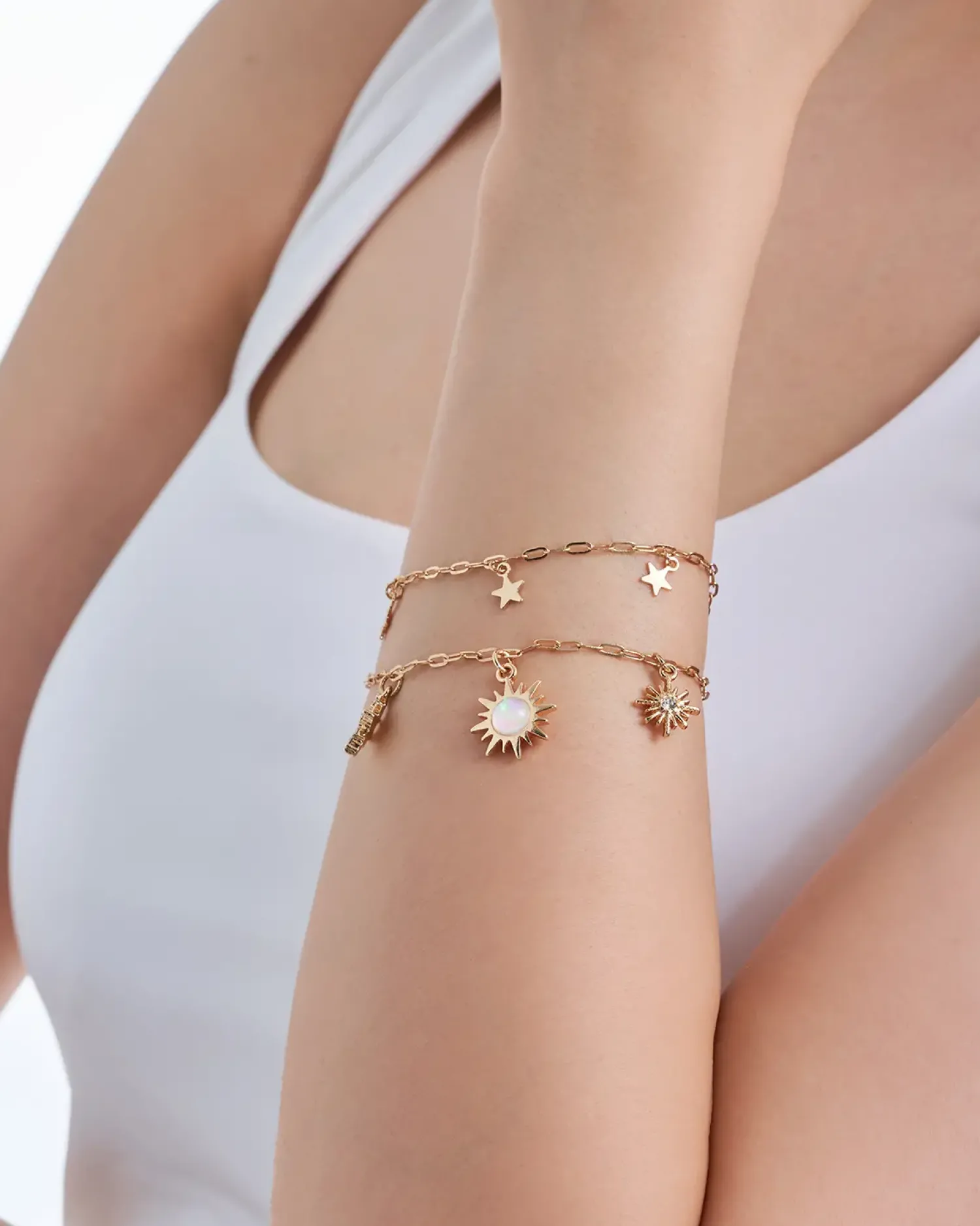Bijou Brigitte Ensemble de bracelets - Golden Suns New