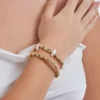 Bijou Brigitte Ensemble de bracelets - Golden Pearls Outlet