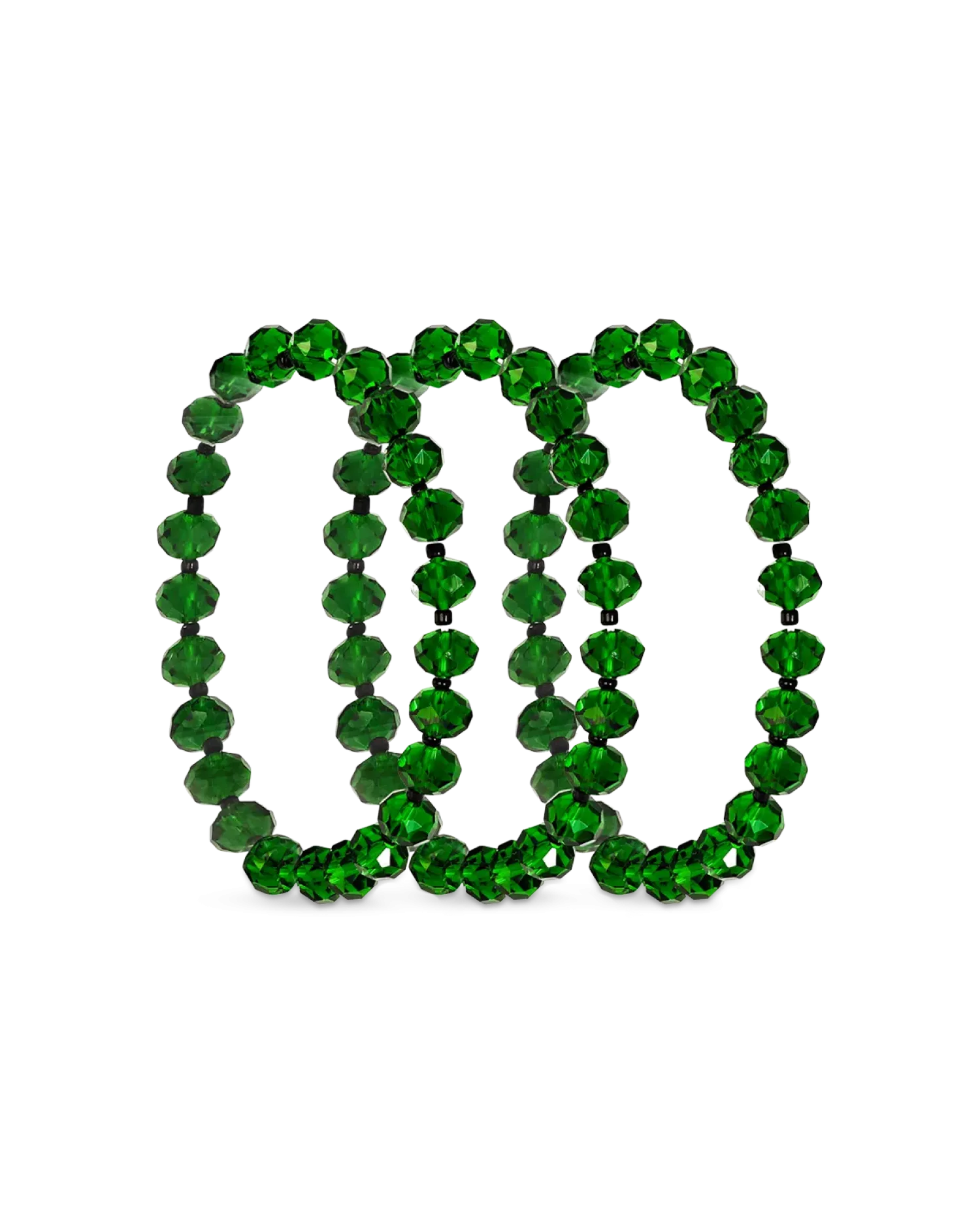 Bijou Brigitte Ensemble de bracelets - Green Glam Sale