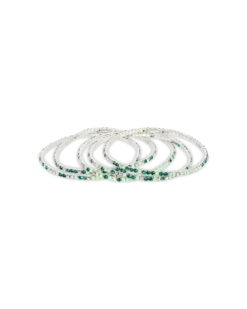 Bijou Brigitte Ensemble de bracelets - Green Gleam Clearance
