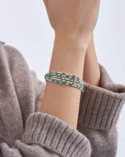 Bijou Brigitte Ensemble de bracelets - Green Gleam Clearance