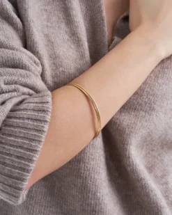 Bijou Brigitte Ensemble de bracelets joncs - Filigree Duo Outlet