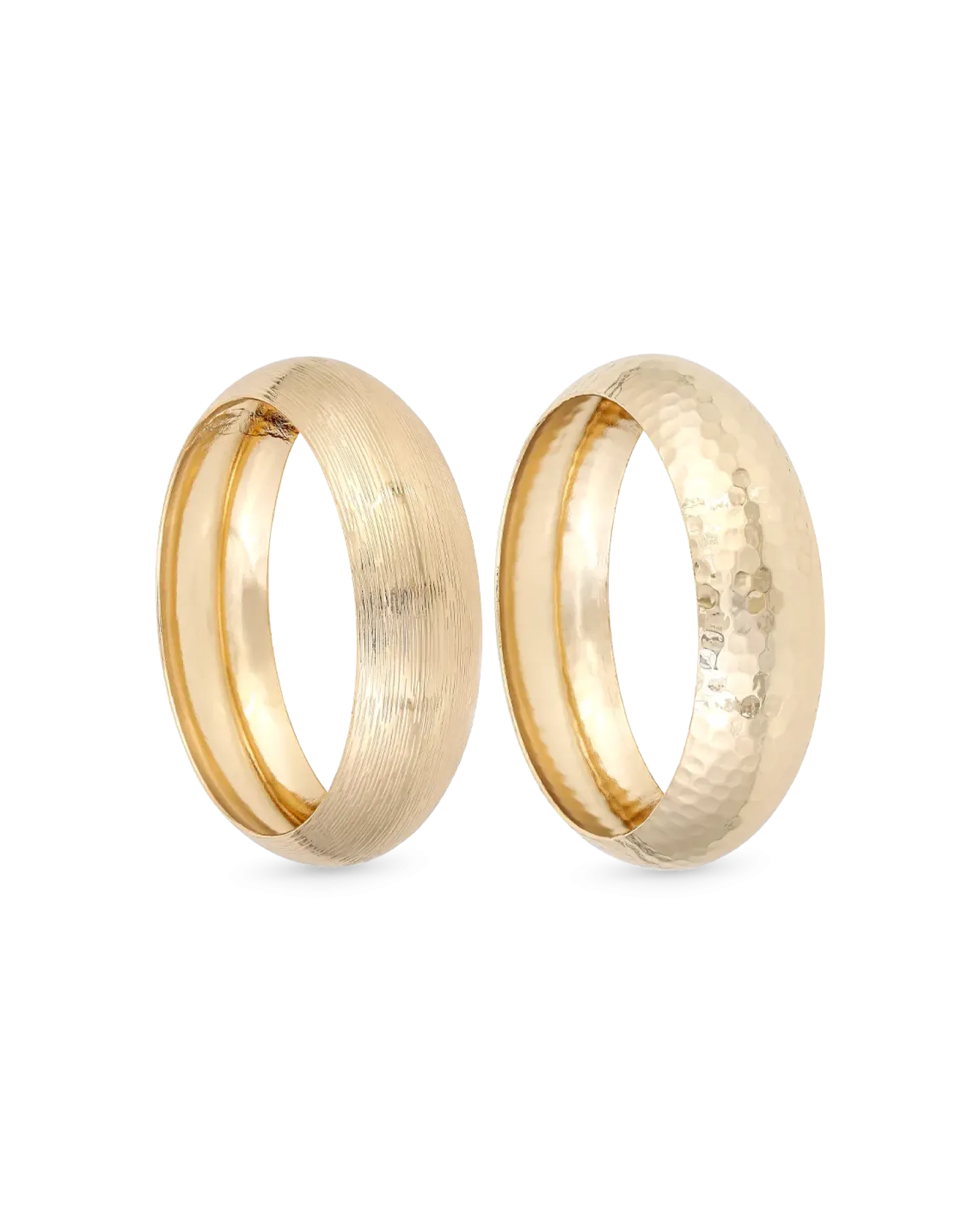 Bijou Brigitte Ensemble de bracelets joncs - Golden Goddess