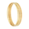 Bijou Brigitte Ensemble de bracelets joncs - Golden Four Clearance
