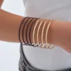 Bijou Brigitte Ensemble de bracelets joncs - Ruby Bliss Hot