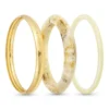 Bijou Brigitte Ensemble de bracelets joncs - Soft Marble Outlet