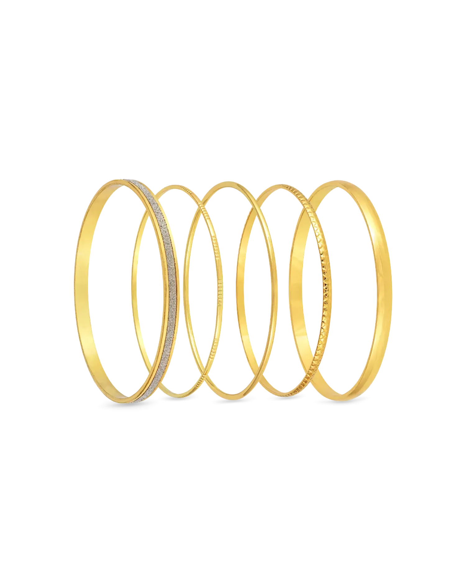 Bijou Brigitte Ensemble de bracelets joncs - Wonderful Gold Best
