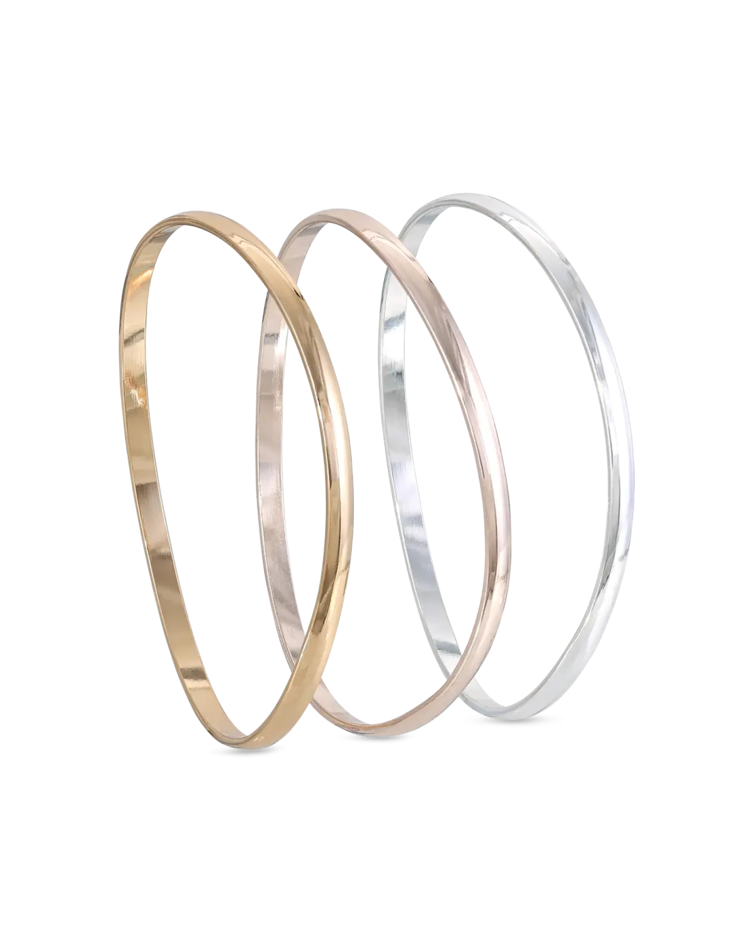Bijou Brigitte Ensemble de bracelets joncs - Wavy Trio Sale