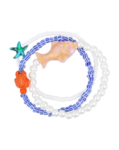 Bijou Brigitte Ensemble de bracelets - Marine Magic Hot