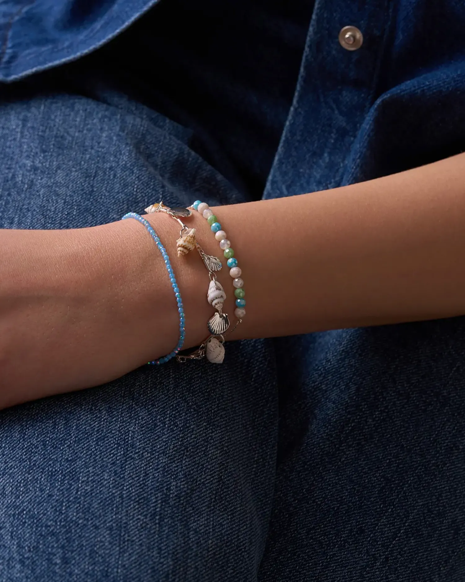 Bijou Brigitte Ensemble de bracelets - Ocean Glow Discount