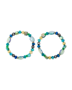 Bijou Brigitte Ensemble de bracelets - Ocean Mix New