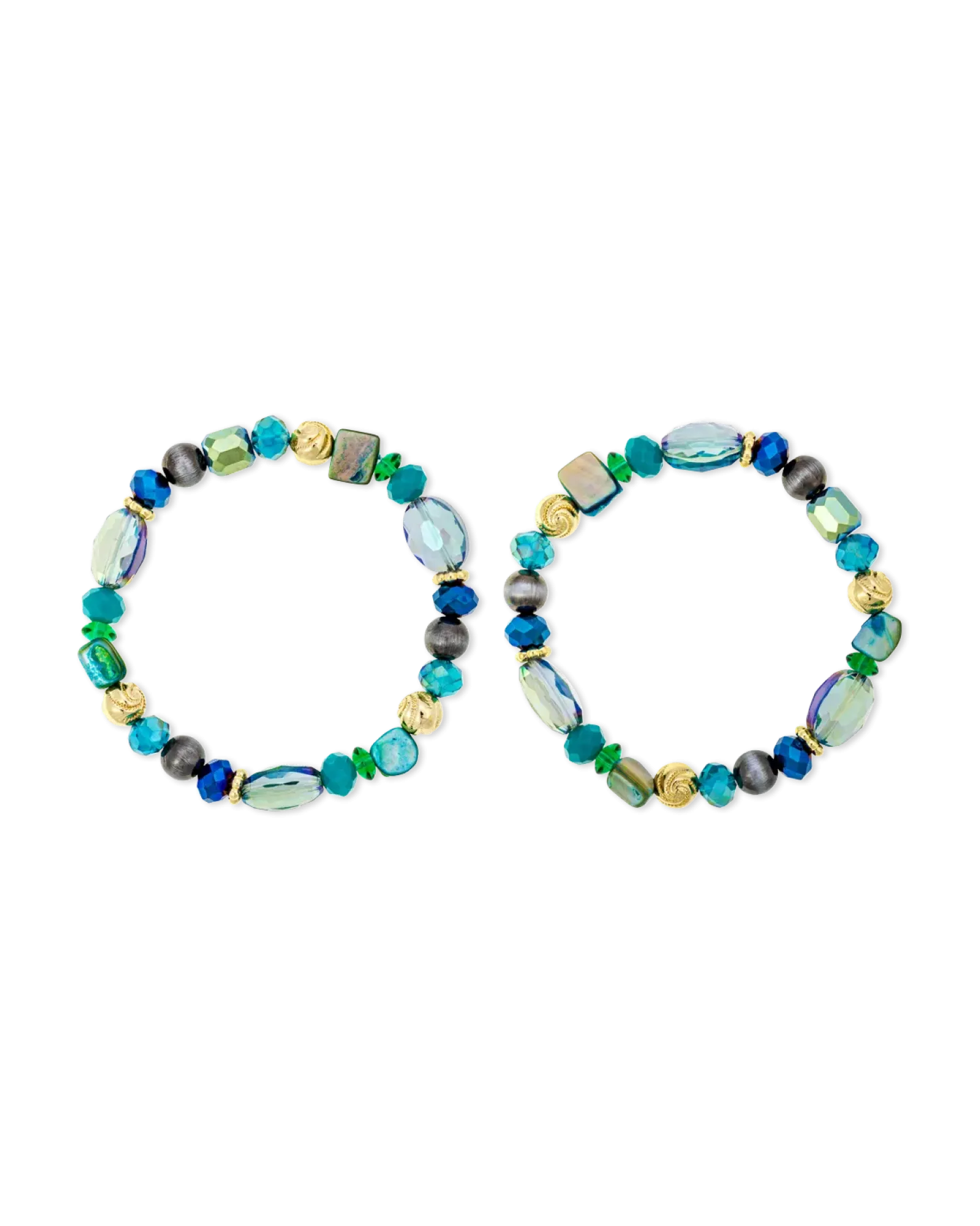 Bijou Brigitte Ensemble de bracelets - Ocean Mix New