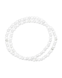 Bijou Brigitte Ensemble de bracelets - Pearly Silver Discount