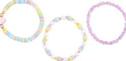 Bijou Brigitte Ensemble de bracelets pour enfant - Pastel Trio Clearance