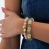 Bijou Brigitte Ensemble de bracelets - Shell Duo