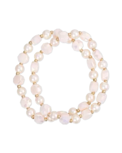 Bijou Brigitte Ensemble de bracelets - Soft Rose Clearance