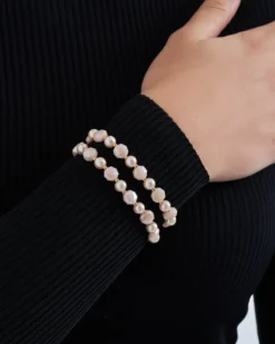 Bijou Brigitte Ensemble de bracelets - Soft Rose Clearance