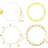 Bijou Brigitte Ensemble de bracelets - Yellow Lemon Discount