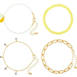 Bijou Brigitte Ensemble de bracelets - Yellow Lemon Discount