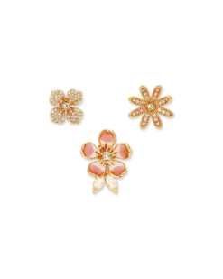 Bijou Brigitte Ensemble de broches - Glittering Flowers Clearance