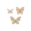 Bijou Brigitte Ensemble de broches - Golden Trio