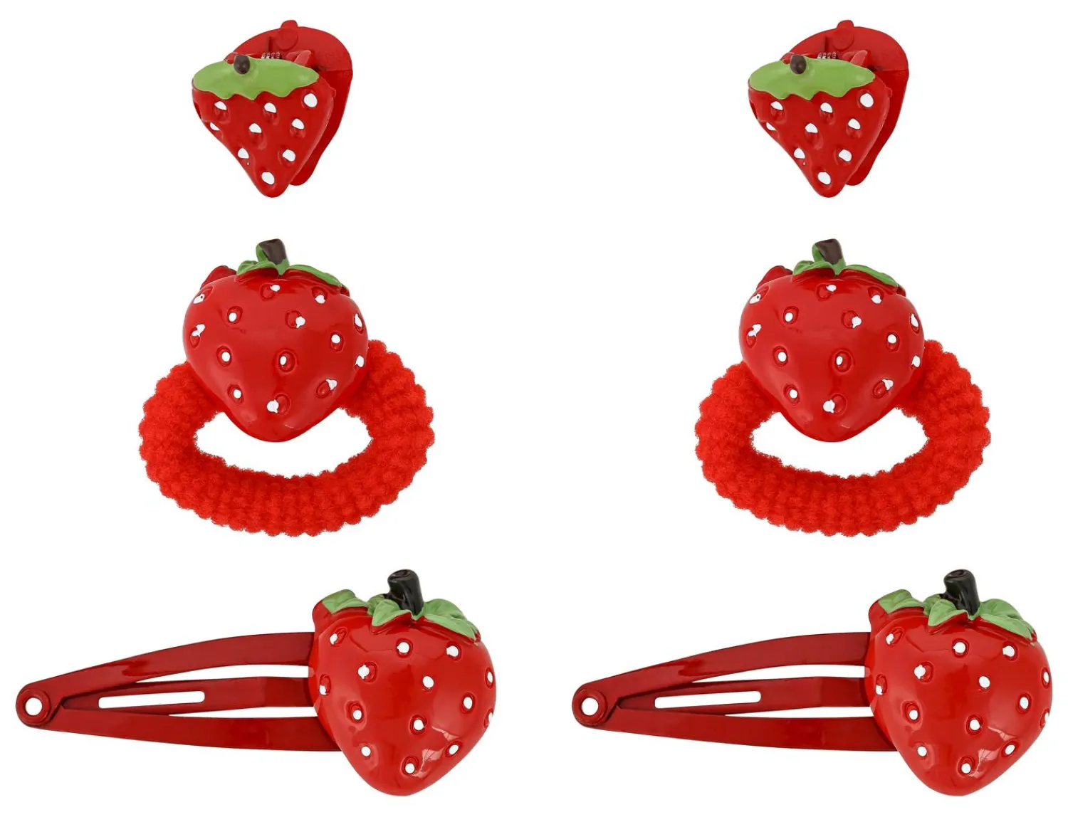 Bijou Brigitte Ensemble de cheveux fille - Rêve de fraises Sale