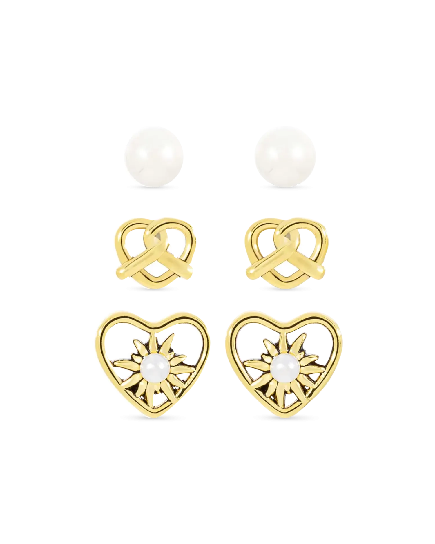 Bijou Brigitte Ensemble de clous d'oreilles - Alpine Charms Best