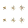 Bijou Brigitte Ensemble de clous d'oreilles - Colorful Stars Outlet