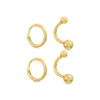 Bijou Brigitte Ensemble de clous d'oreilles - Classic Design Hot