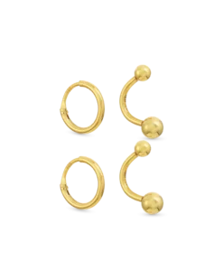 Bijou Brigitte Ensemble de clous d'oreilles - Classic Design Hot