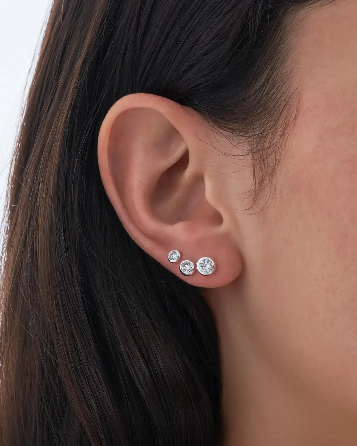 Bijou Brigitte Ensemble de clous d'oreilles - Daily Trio Hot
