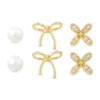 Bijou Brigitte Ensemble de clous d'oreilles - Demure Trio Outlet