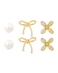 Bijou Brigitte Ensemble de clous d'oreilles - Demure Trio Outlet