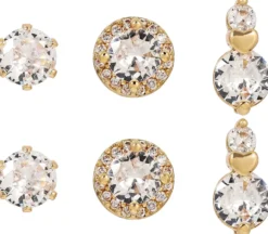 Bijou Brigitte Ensemble de clous d'oreilles - Exclusive Vibe Clearance