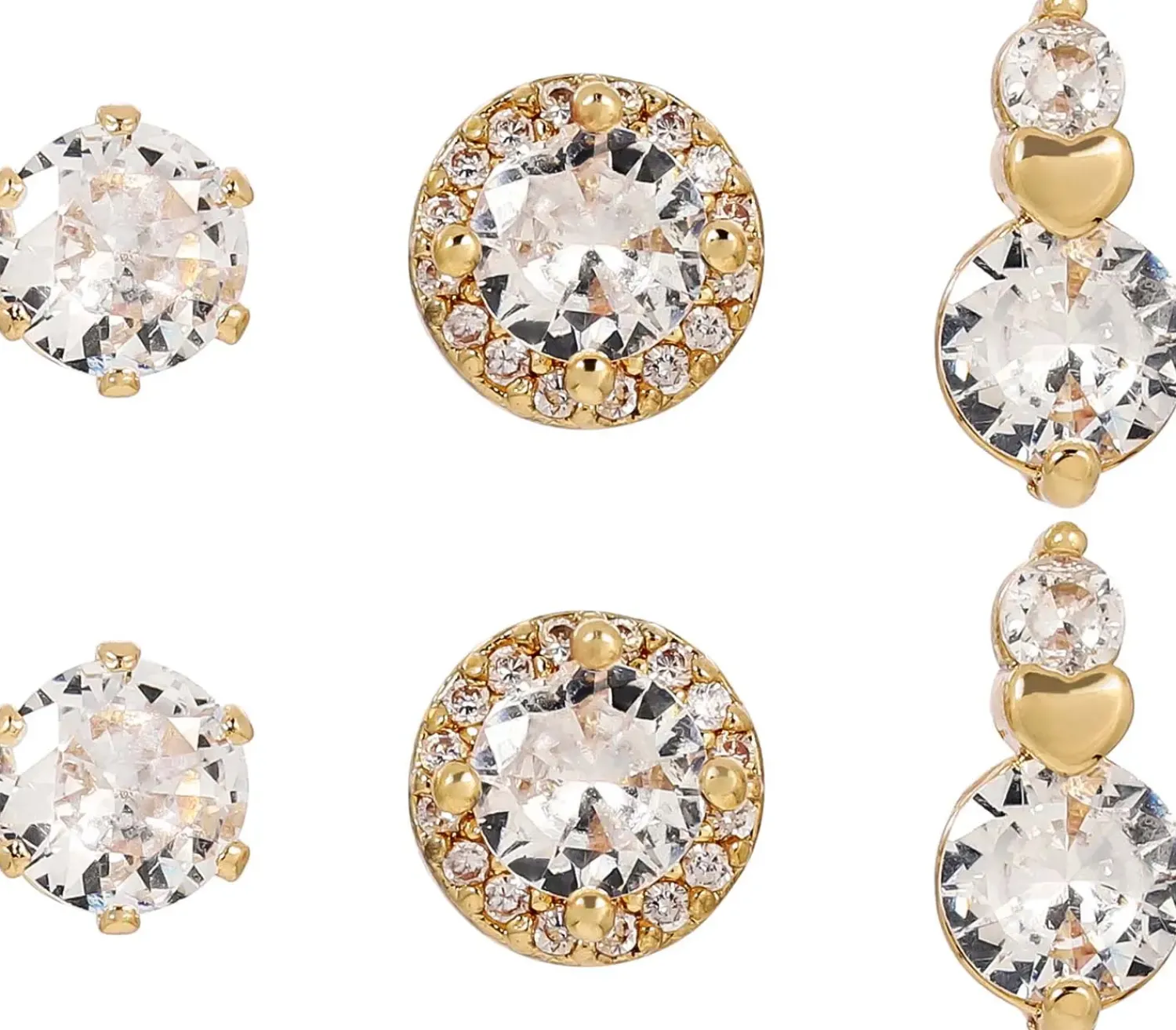 Bijou Brigitte Ensemble de clous d'oreilles - Exclusive Vibe Clearance