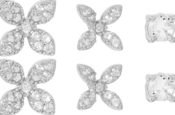 Bijou Brigitte Ensemble de clous d'oreilles - Elegant Petals New